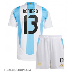 Argentina Cristian Romero #13 Prima Maglia Bambino Copa America 2024 Manica Corta (+ Pantaloni corti)